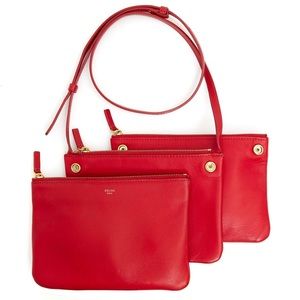 Celine Scarlet Crossbody Trio Bag